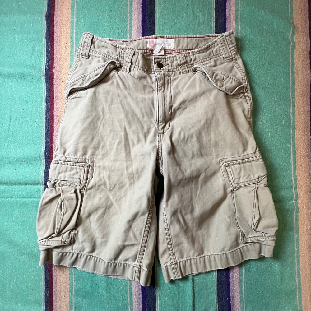 Cargo Supply Shorts Mens 32 Tan Khaki Cotton Utility Gorpcore Workwear Skater